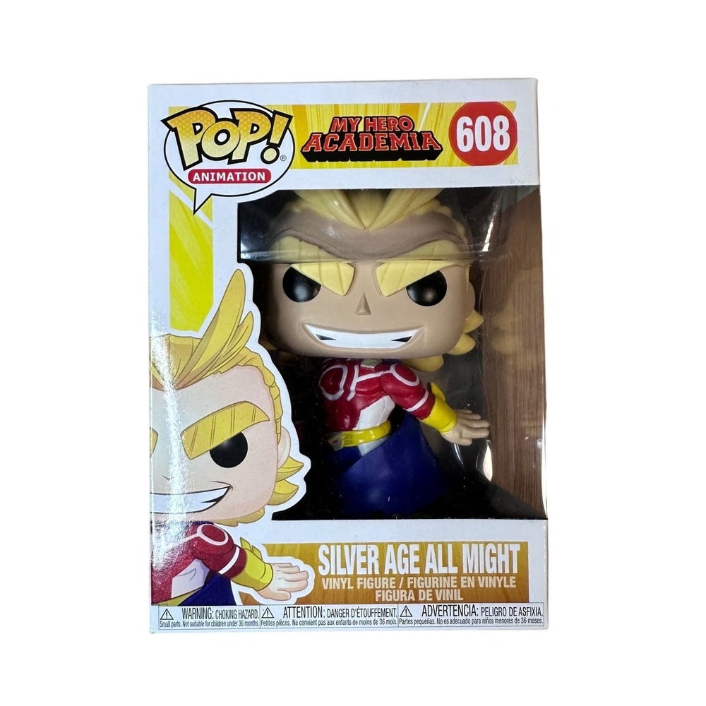 Funko Pop My Hero Academia Silver Age All Might 608 Vinyl Figure Anime Toshinori